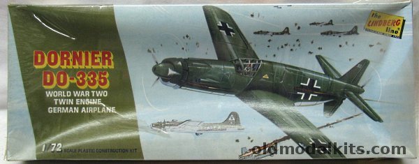 Lindberg 1/72 Dornier Do-335 Arrow, 471 plastic model kit